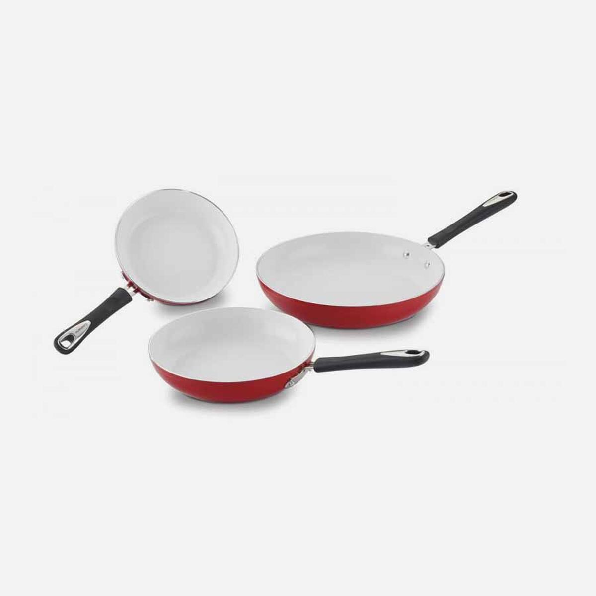 Discontinued 8", 10", & 12" Elements Nonstick Skillets (Set of 3) 2