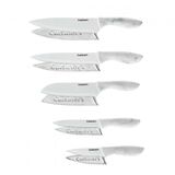 Discontinued 10 Piece Ceramic Coated Knife Set - Faux Marble 1