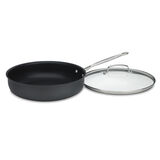 Chef's Classic&trade; Nonstick Hard Anodized 12" Deep Frying Pan with Cover 1