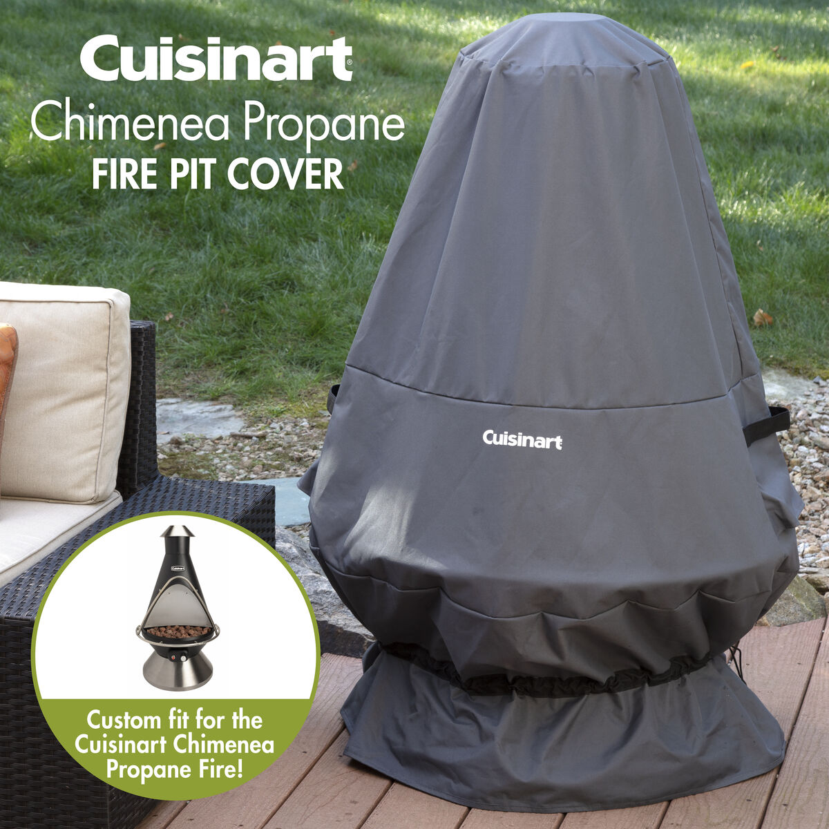 Chimenea Propane Fire Pit Cover 3