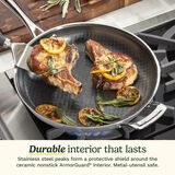 FusionElite+&trade; Hybrid Tri-Ply Stainless Steel 10" Skillet