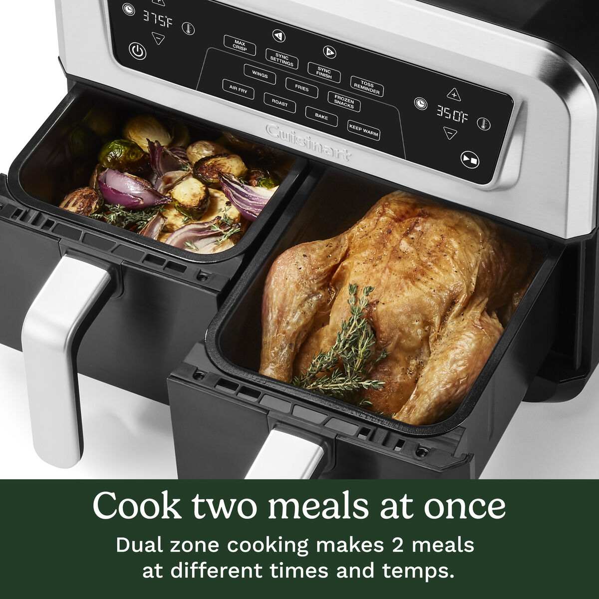 8.5-qt Dual Basket Air Fryer 6