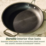 FusionPlus&trade; Stainless Steel 10.25&Prime; Deep Fry with Lid