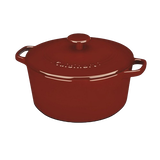 Chef&rsquo;s Classic&trade; Enameled Cast Iron Cookware 5 Quart Round Covered Casserole 1