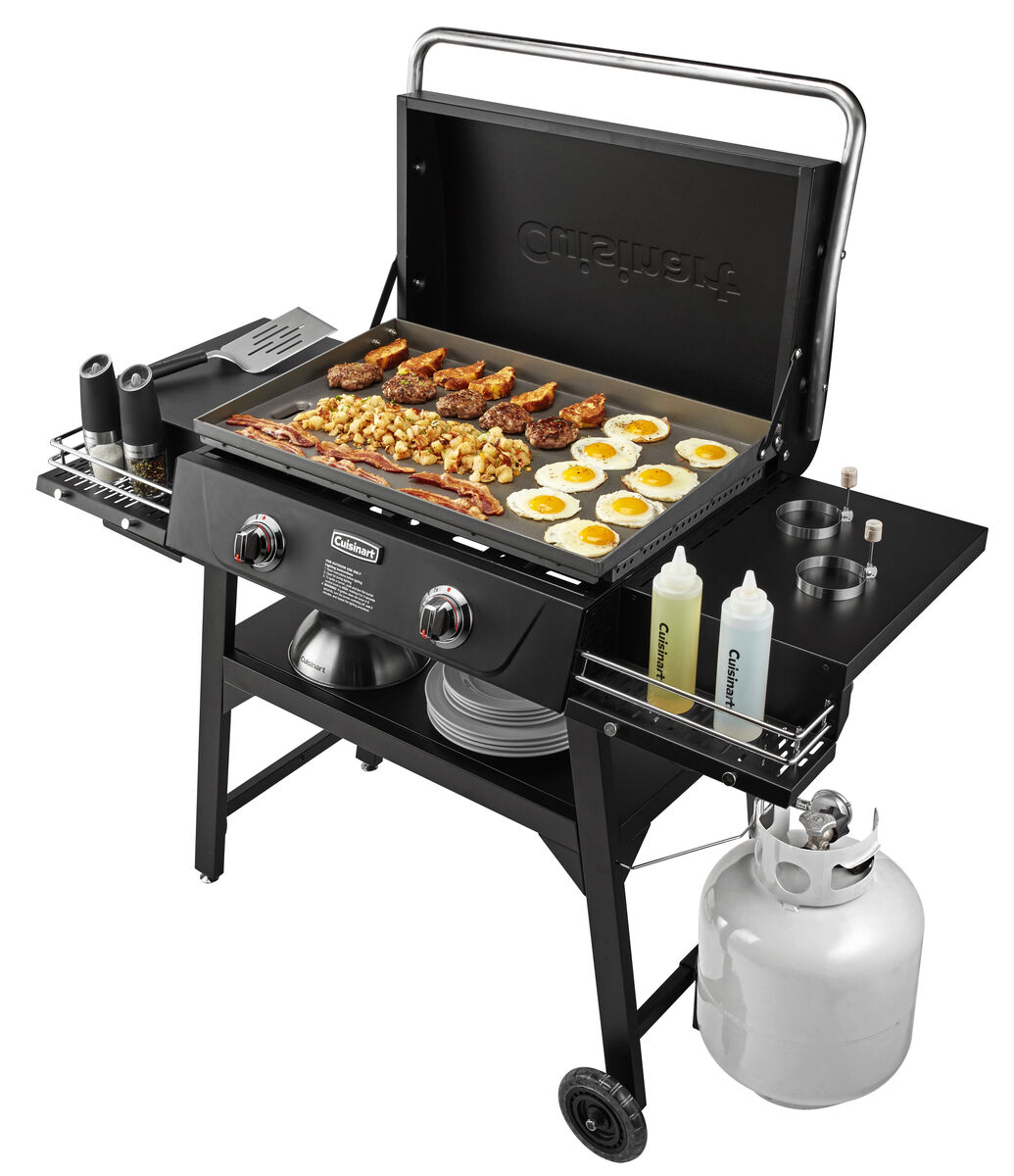 28" Outdoor Griddle with Hood 8