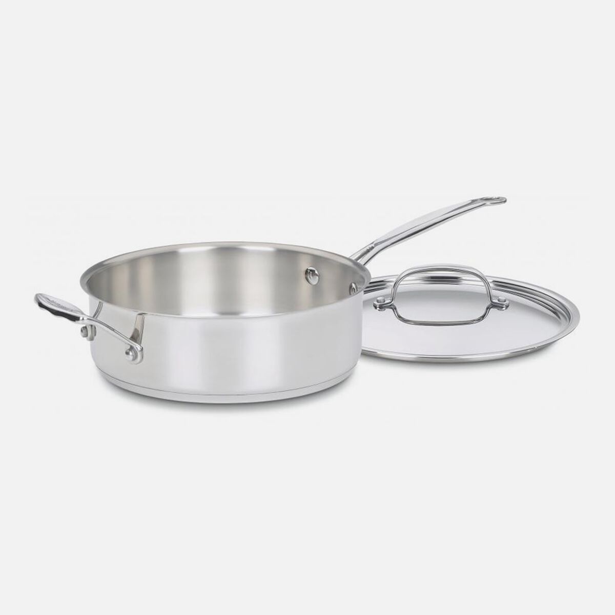 Discontinued 3.5 Quart Saut&eacute; Pan with Helper Handle & Cover 1