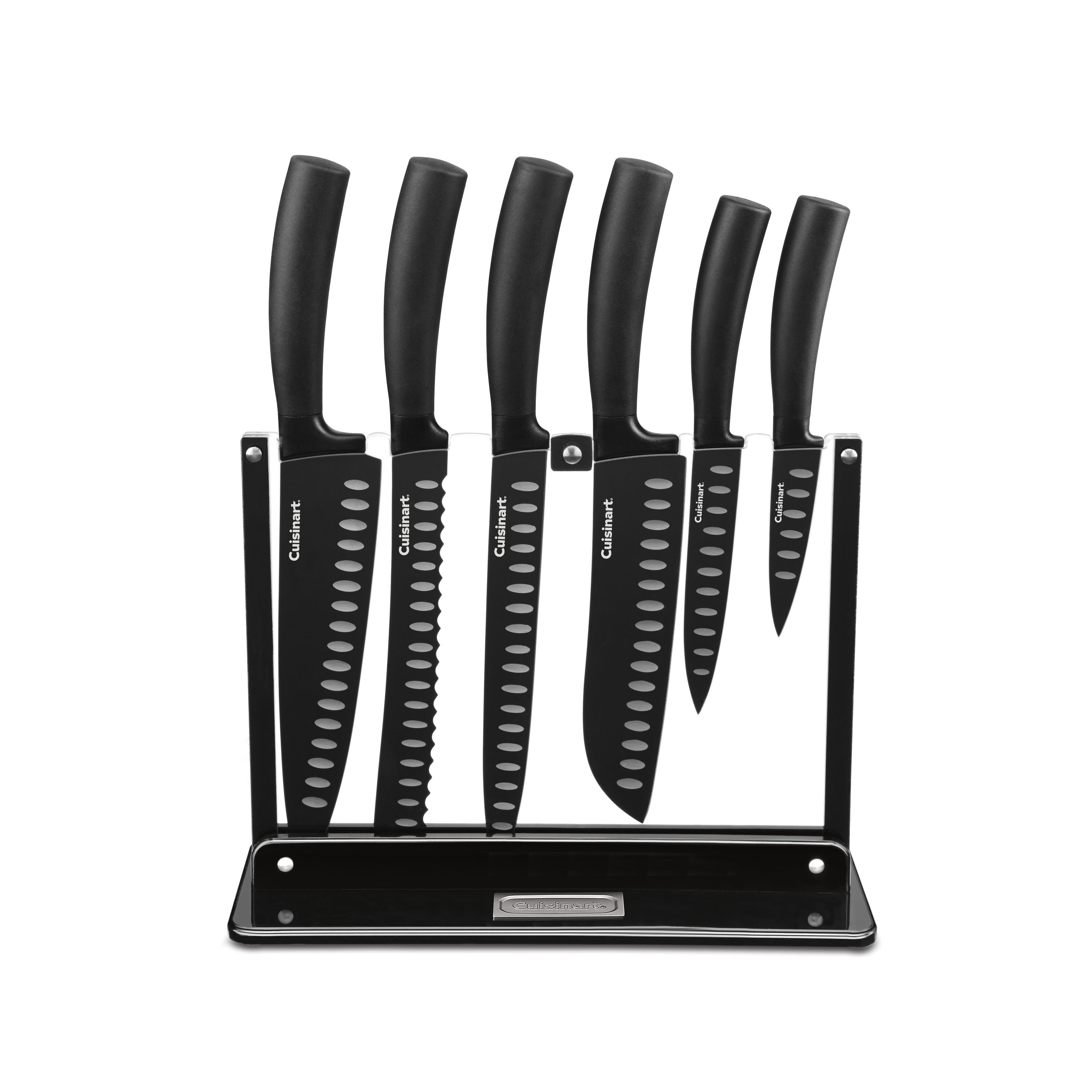 Nonstick Edge 7 Piece Knife Block Set - Cuisinart