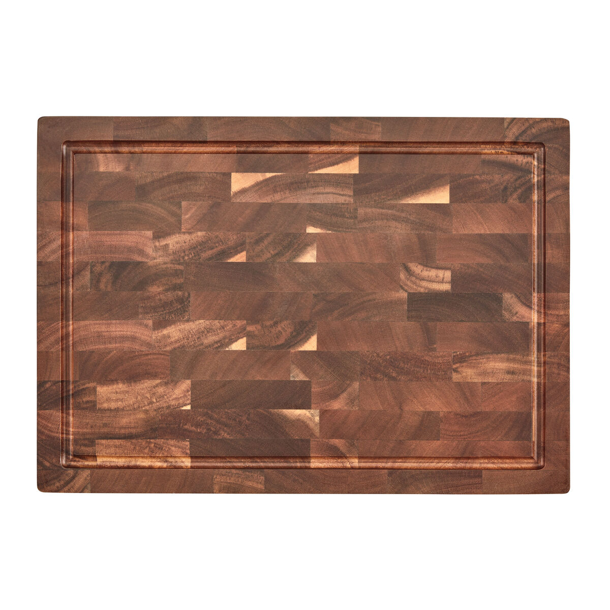 17" Reversible End Grain Acacia Cutting Board 1