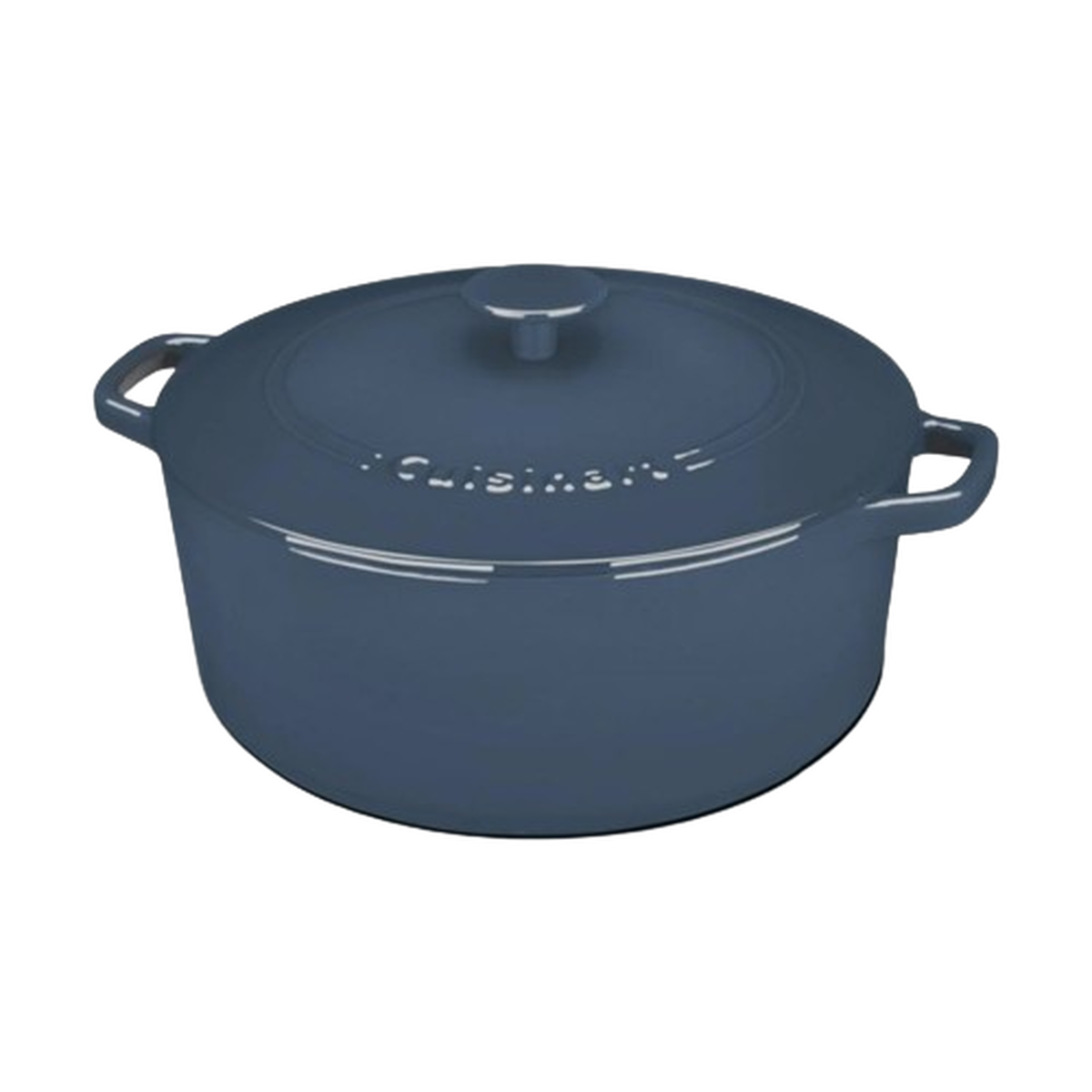 Chef&rsquo;s Classic&trade; Enameled Cast Iron Cookware 7 Qt. Round Covered Casserole 1