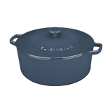 Chef&rsquo;s Classic&trade; Enameled Cast Iron Cookware 7 Qt. Round Covered Casserole 1