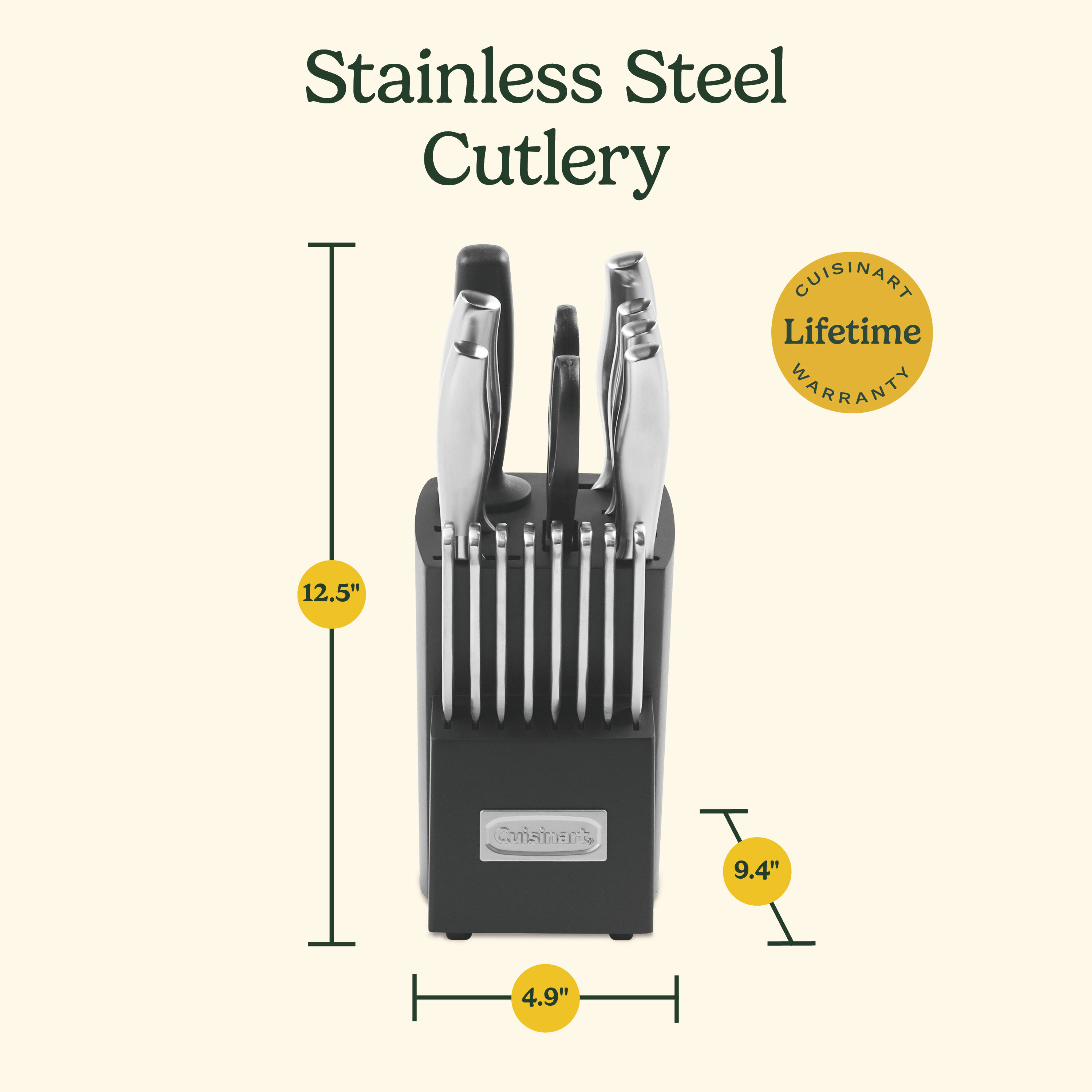 17pc Artiste Collection Knife Block Set - Cuisinart