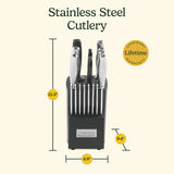 Artiste Collection 17 Piece Knife Block Set 7