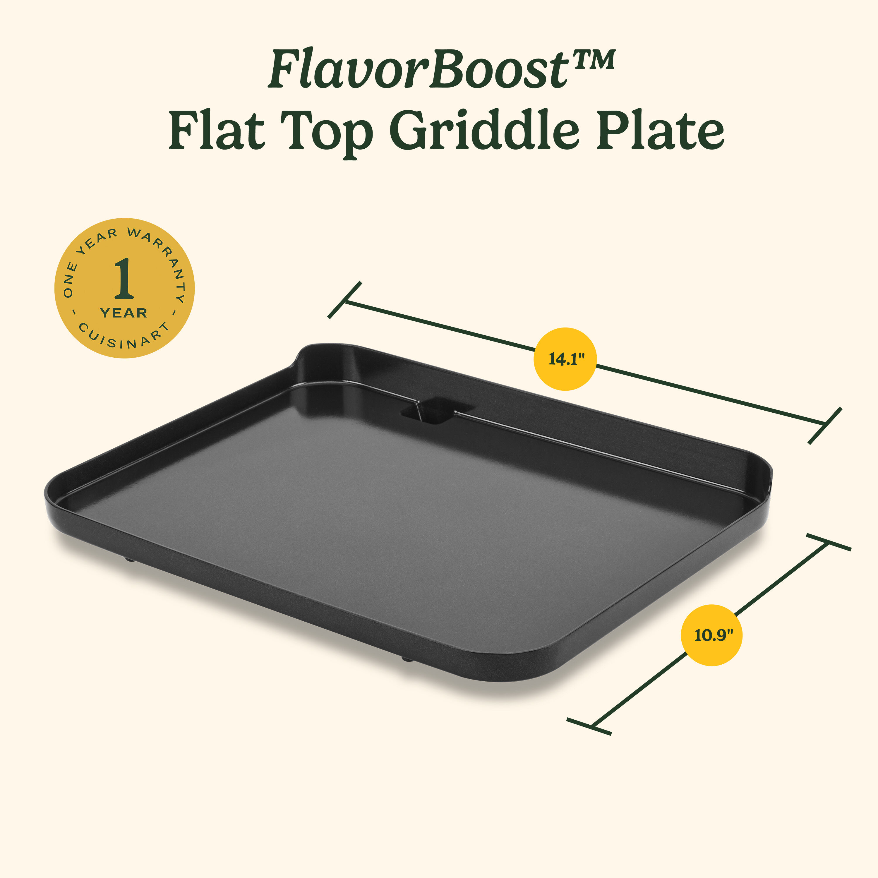 FlavorBoost™ Flat Top Griddle Plate - Cuisinart