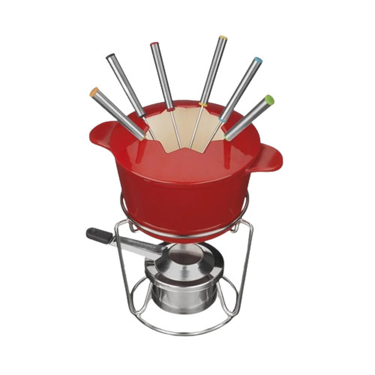 Discontinued Chef&rsquo;s Classic&trade; Enameled Cast Iron 13-Piece Fondue Set 1