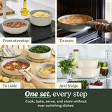 ClickSmart&trade; Nonstick Detachable Handle Cookware 3