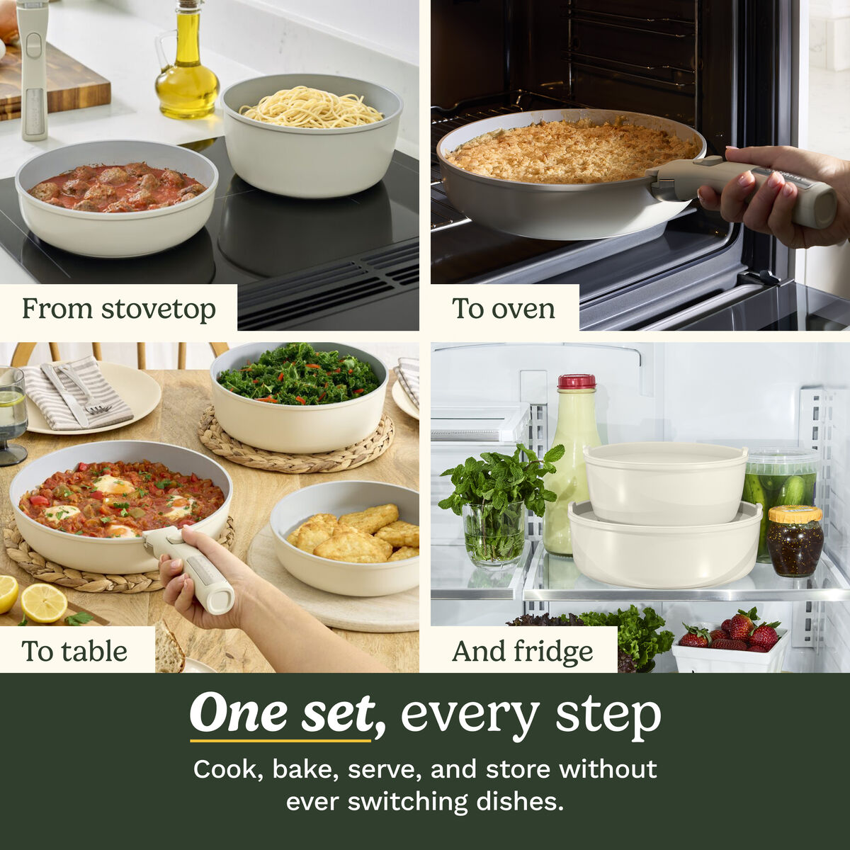 Clicksmart Edition ClickSmart™ Nonstick Detachable Handle Cookware - Cuisinart