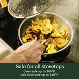 FusionPlus&trade; Stainless Steel 10.25&Prime; Deep Fry with Lid