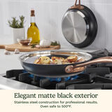 Discontinued 2-Pack Matte Black Elegance Skillet Set (8&rdquo; & 10&rdquo;) 5