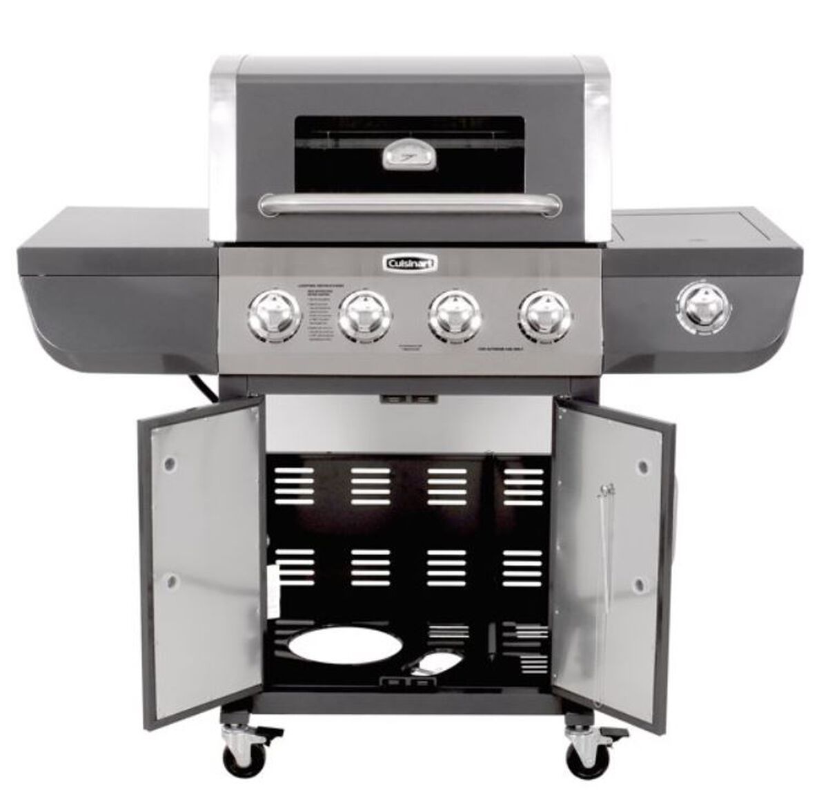 Cuisinart Four Burner Dual Fuel Gas Grill 9