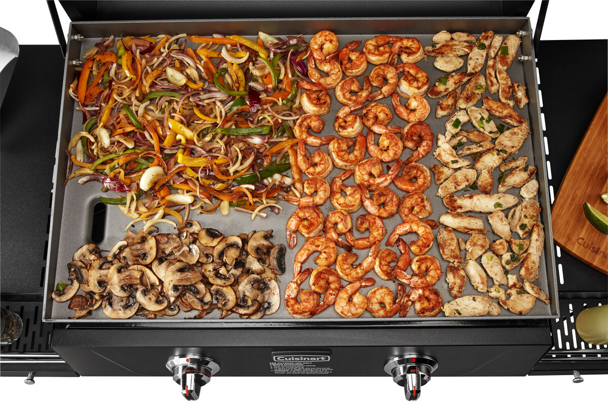 28" Outdoor Griddle with Hood 7