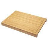 Bamboo Cutting Board with Slide Out Tray 3