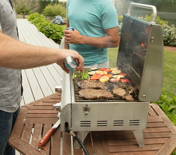 Chef's Style Stainless Tabletop Grill - Thumbnail 2