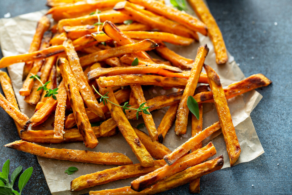 Air Fyer Sweet Potato Fries with Chipotle Mayonnaise-1