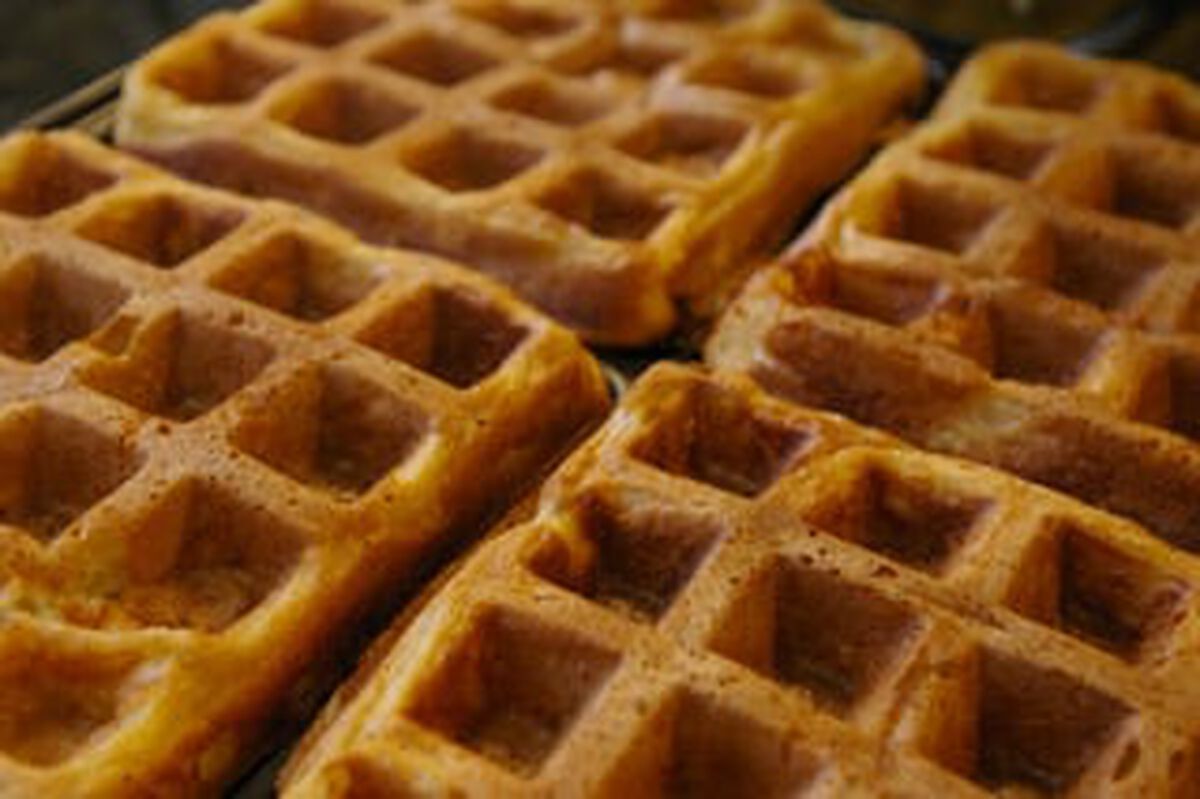 Lemon Waffles - 10 Waffles-1
