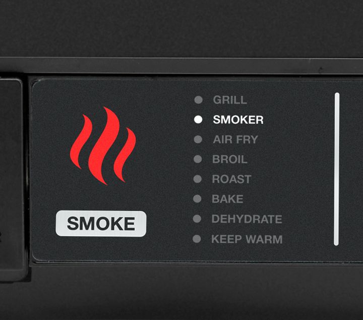 Cooking style selector on electric grill