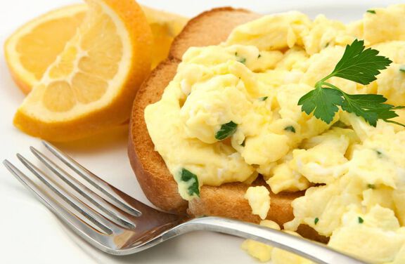 Fluffy Scrambled Eggs