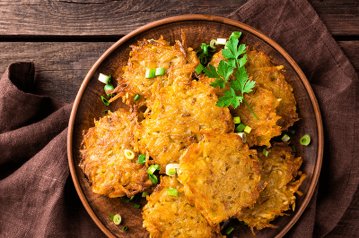Potato Pancakes (Latkes) - for  food processors-1