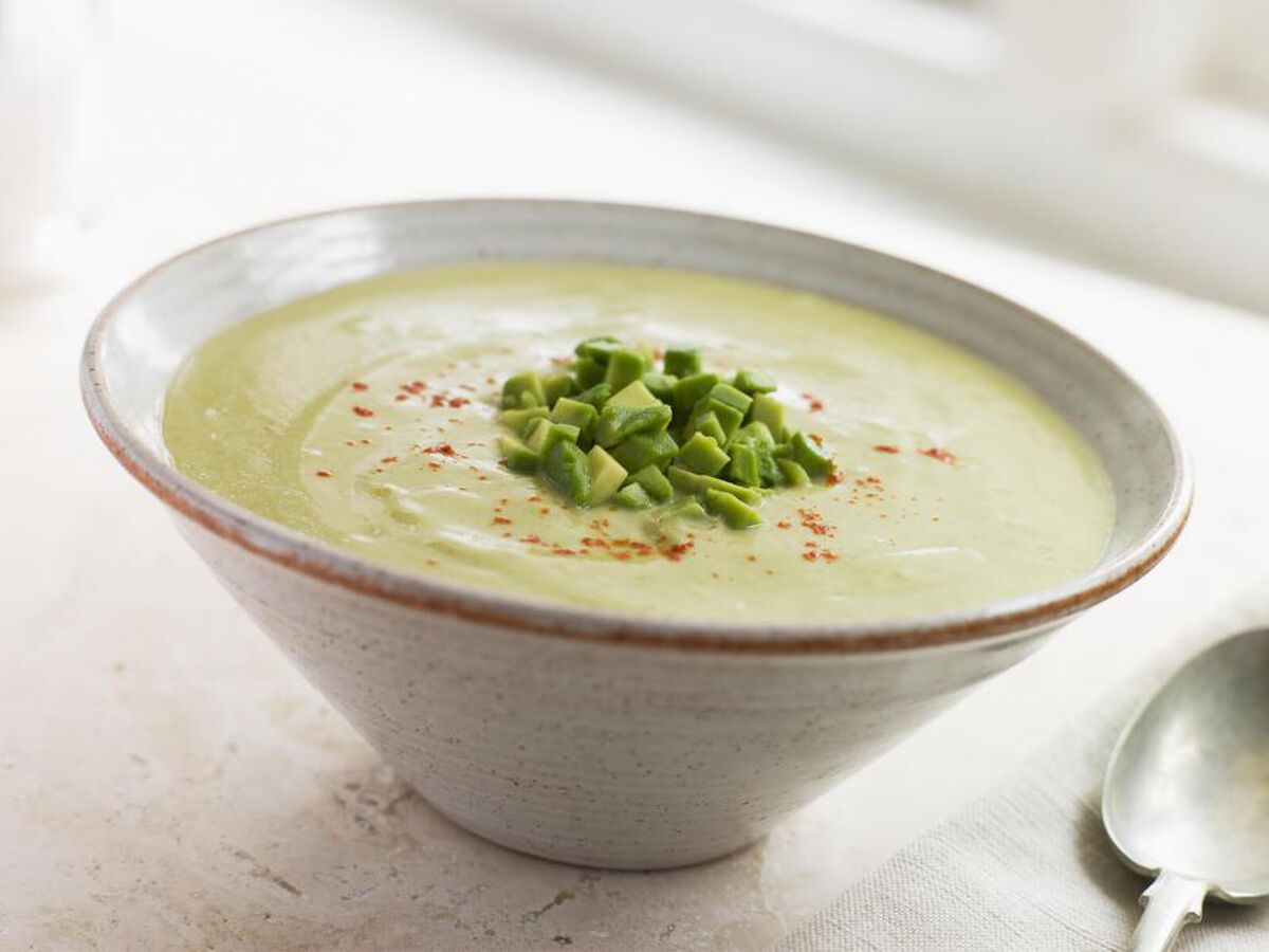 Chilled Spicy Avocado Soup-1
