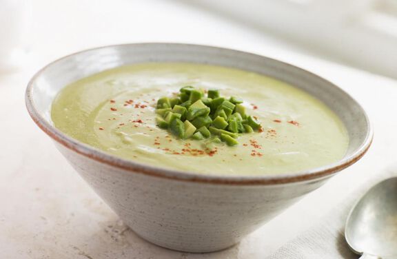 Chilled Spicy Avocado Soup