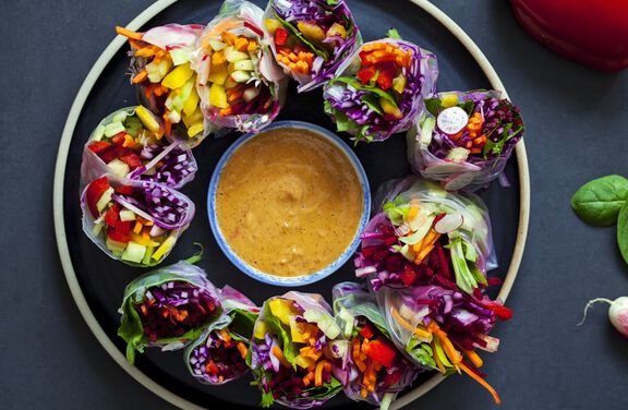 Rainbow Summer Rolls