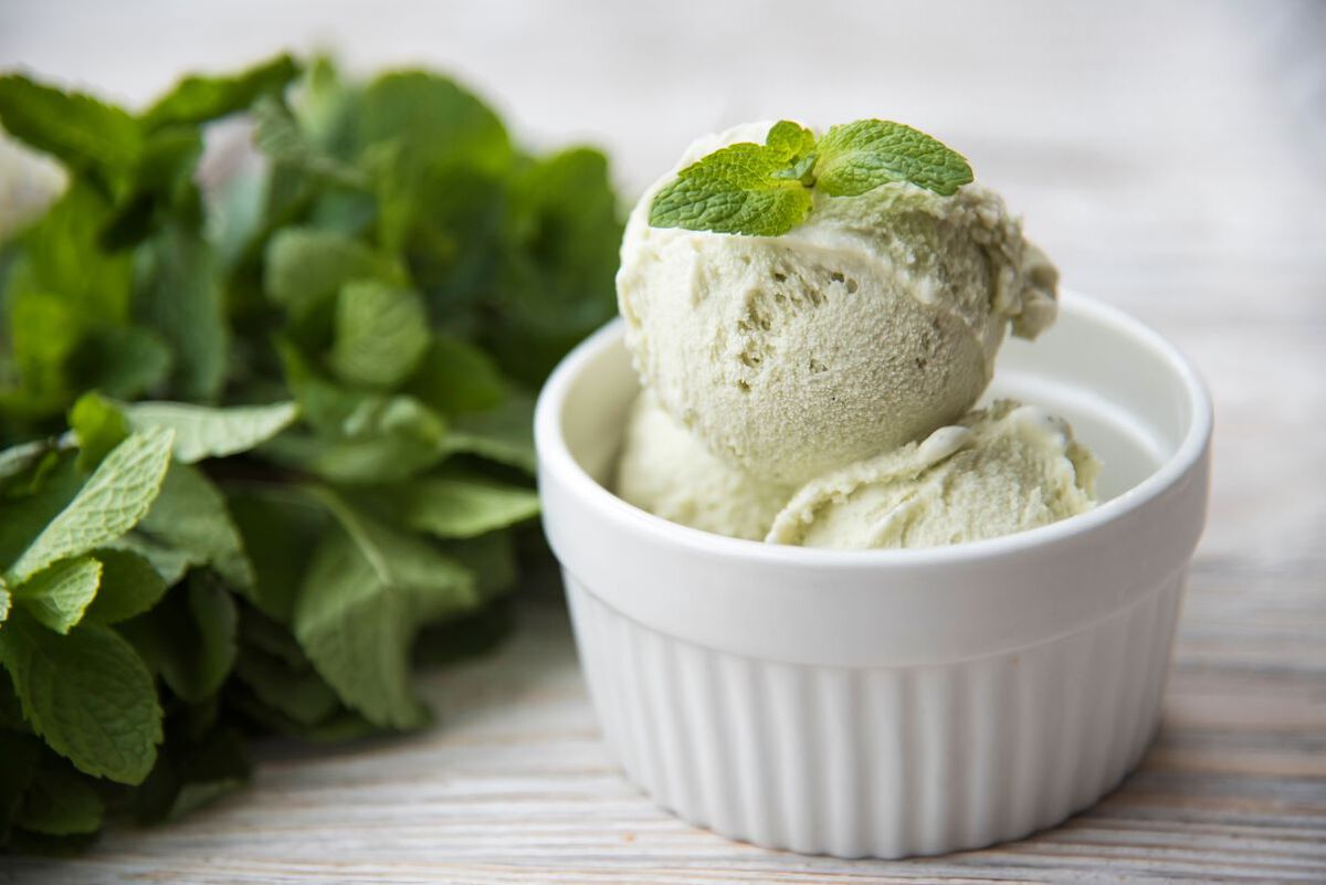 Creamy Mint Ice Cream-1