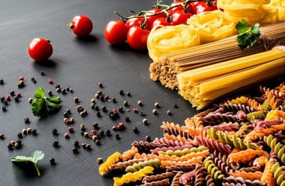 Angel Hair 'Pasta"with Leafy Greens and Sausage
