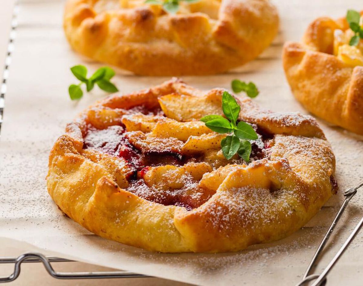 Poached Pear and Plum Tart-1