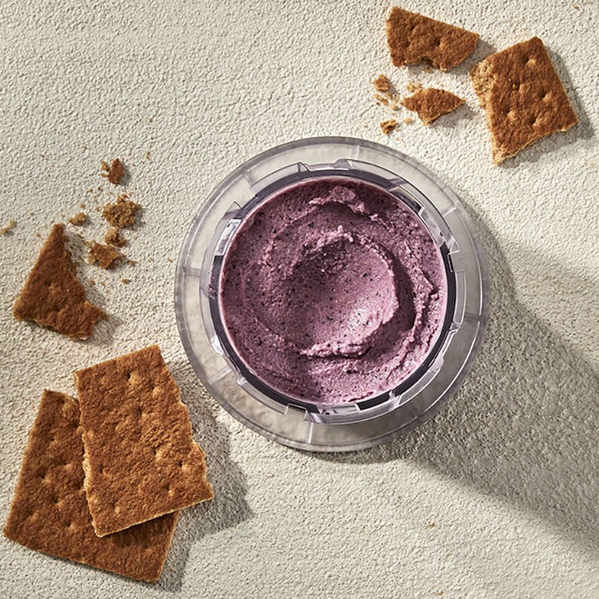 Blueberry Cheesecake Frozen Yogurt-1