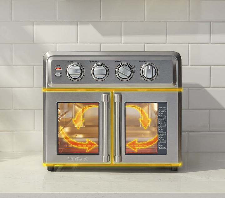 Cuisinart Artisan French Door Air Fryer Toaster Oven with doors closed