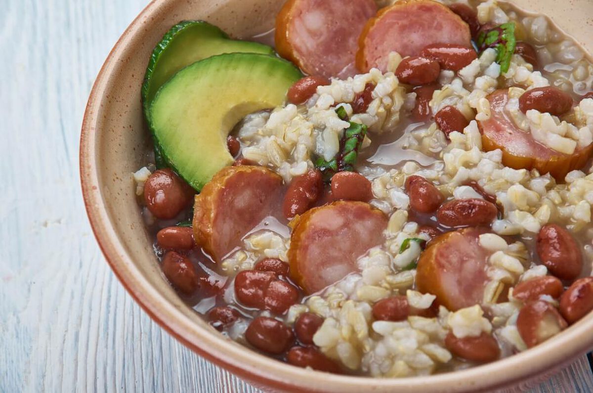Red Beans and Rice with Sausage - 4 Cups-1