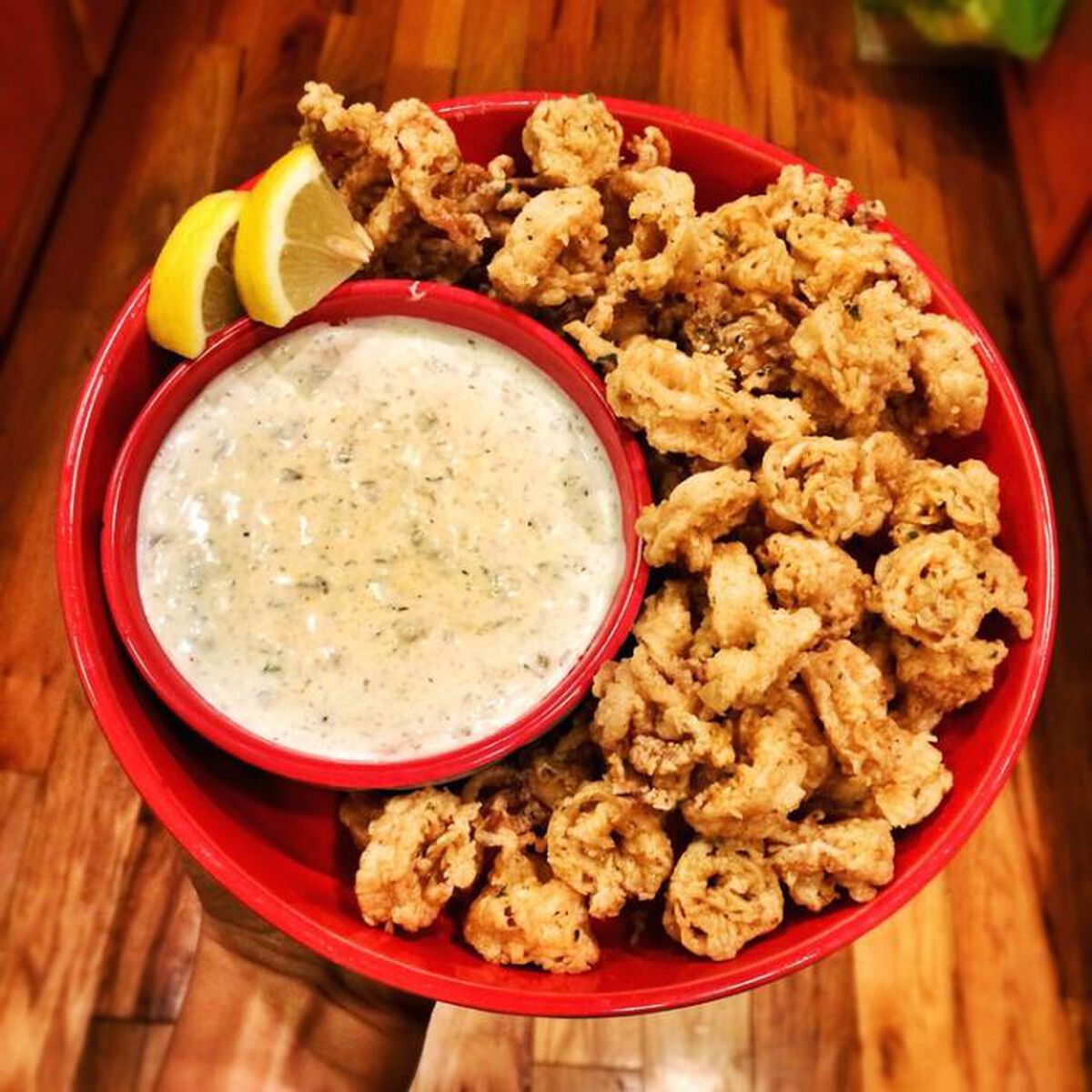 Air Fried Calamari with Pickled Hot Peppers-1