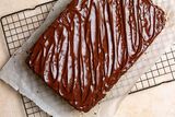 Yellow Buttermilk Sheet Cake with Fluffy Chocolate Frosting-1
