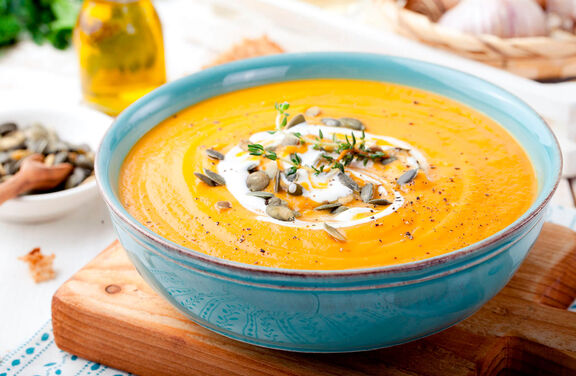 Curried Butternut Squash Soup