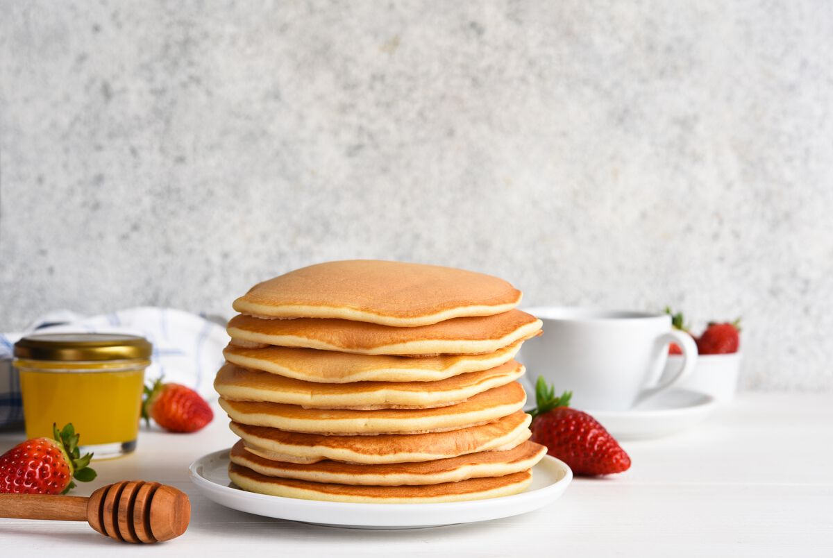 Strawberry Protein Pancakes-1