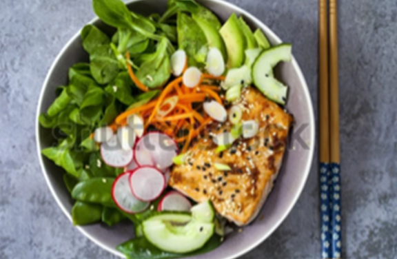 Chermoula Salmon Salad