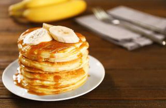 Bananas Foster Pancakes