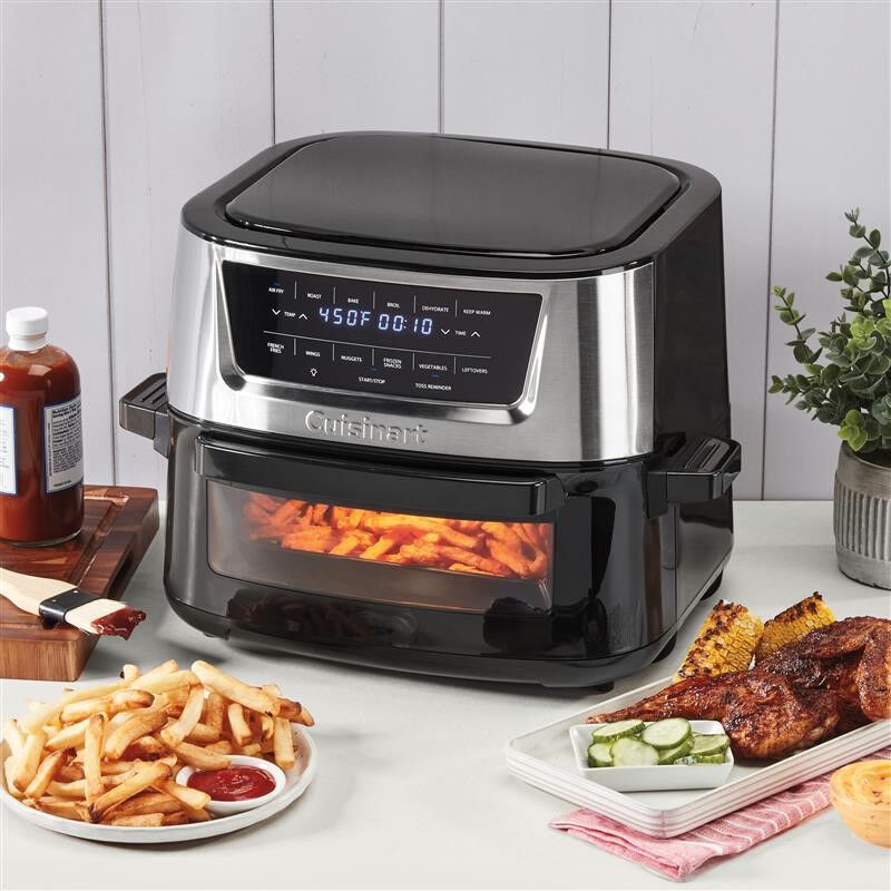 Basket Air Fryer with food