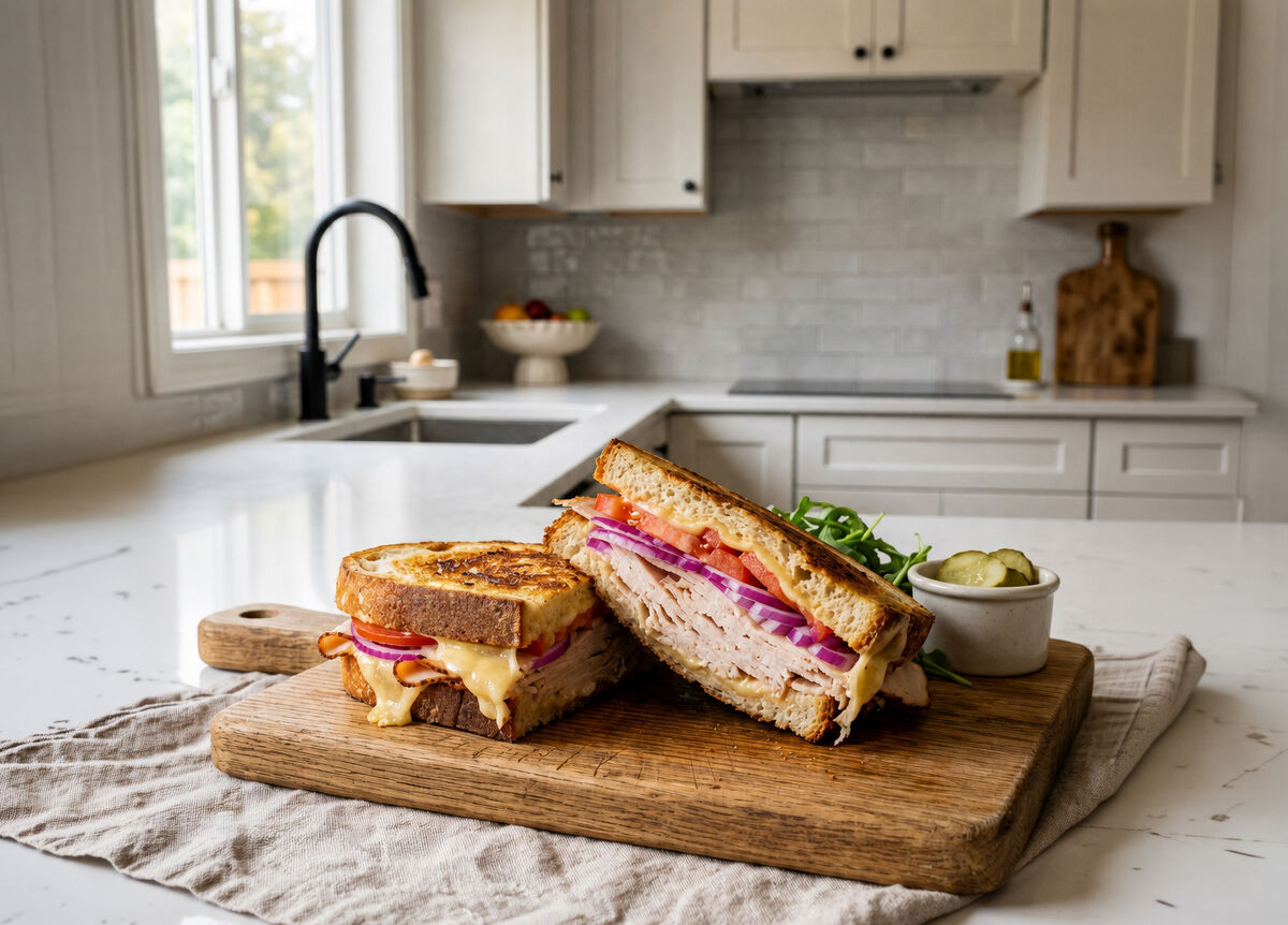 Smoked Turkey, Tomato, & Gouda Panini-1