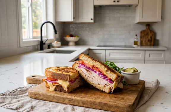 Smoked Turkey, Tomato & Gouda Panini