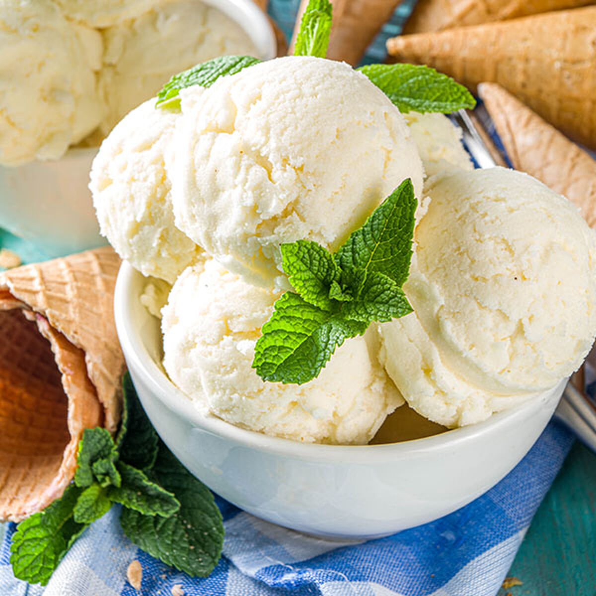 Vanilla Ice Cream with Brown Rice Syrup-1